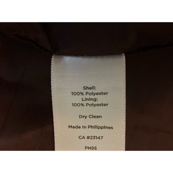 Talbots Women's Deep Purple Ruffled Hem Side Zip Close Pencil Skirt | Size 18 - Picture 6 of 7